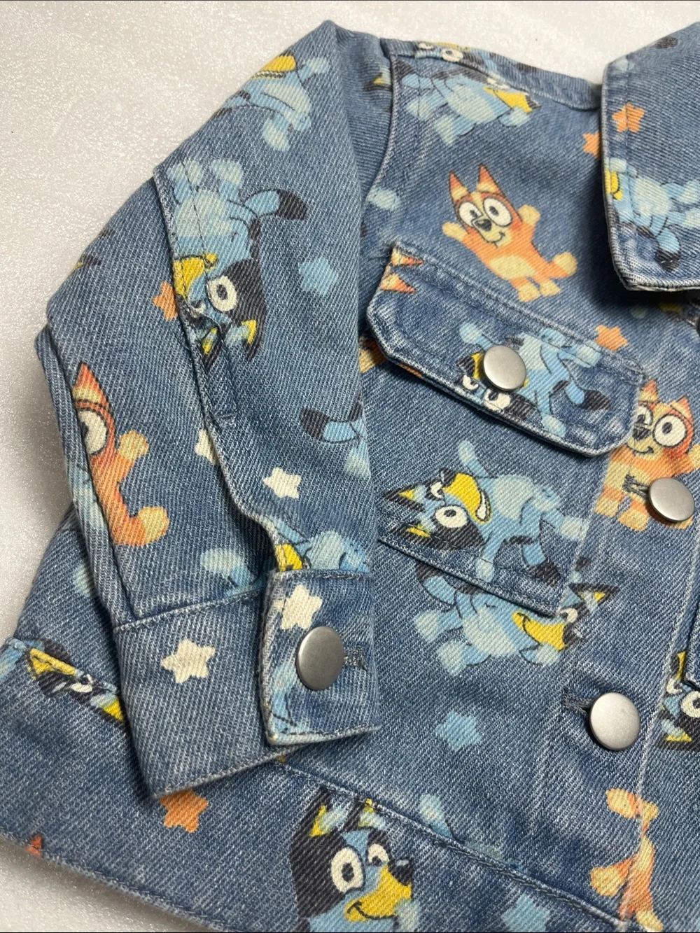 Bluey Denim Jacket 12 Months New